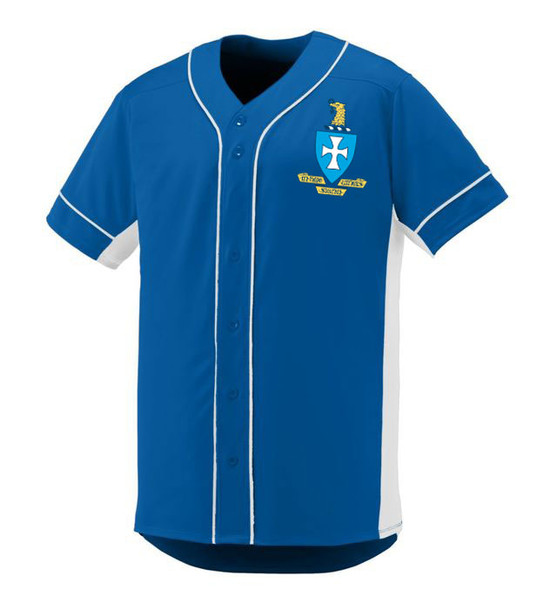 Sigma Chi Game 7 Full-Button Baseball Jersey