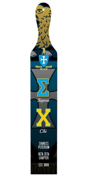 Craftique Sigma Chi Custom Full Color Paddle 