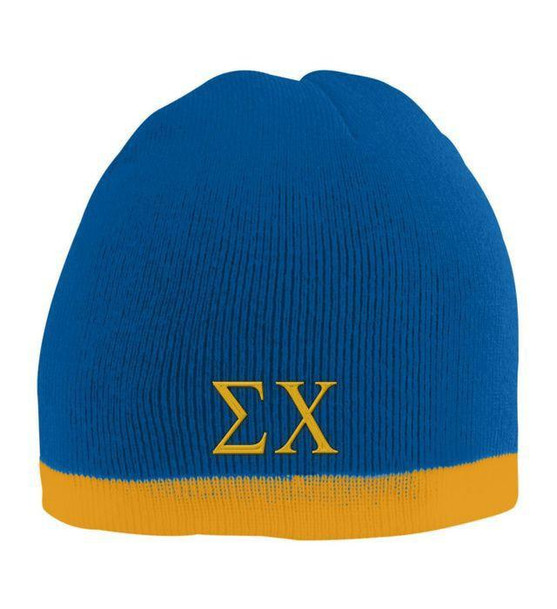  Sigma Chi Two Tone Knit Beanie 