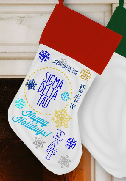 Sigma Delta Tau Christmas Stocking