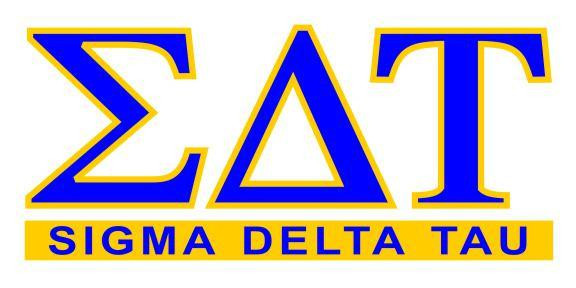  Sigma Delta Tau Custom Sticker - Personalized 