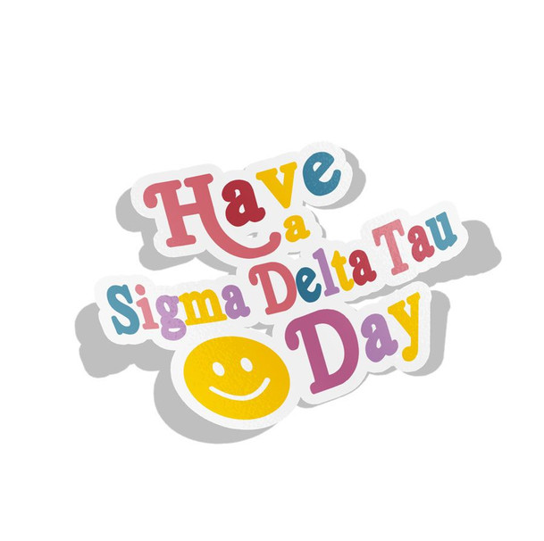 Sigma Delta Tau Day Decal Sticker
