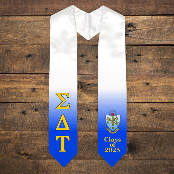  Sigma Delta Tau Extra Fancy Greek Class Of  Graduation Stole 