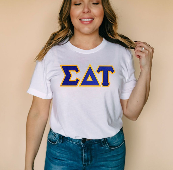 DISCOUNT Sigma Delta Tau Lettered Tee