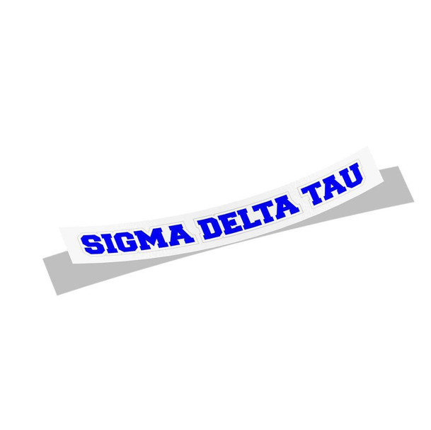  Sigma Delta Tau Long Window Sticker 