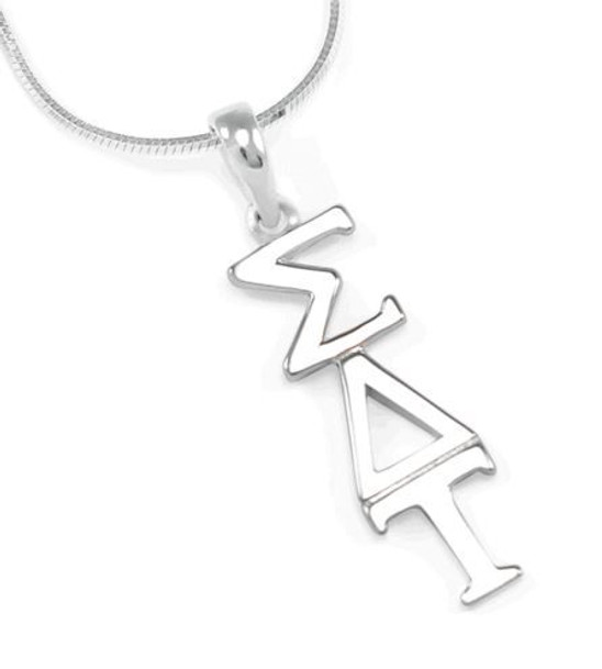 Sigma Delta Tau Sterling Silver lavaliere