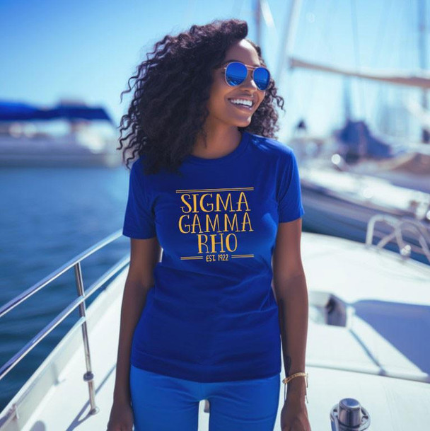  Sigma Gamma Rho Custom Heavyweight T-Shirt 