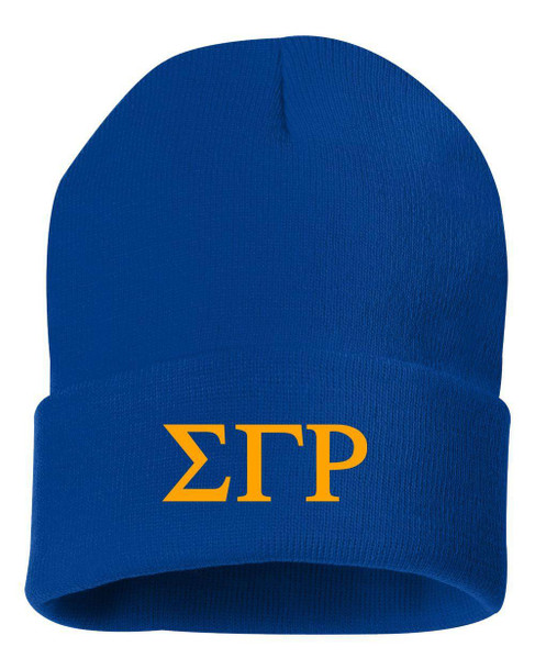 Sigma Gamma Rho Greek Letter Knit Cap 