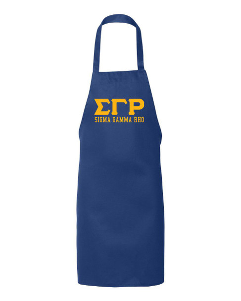 Sigma Gamma Rho Large Apron