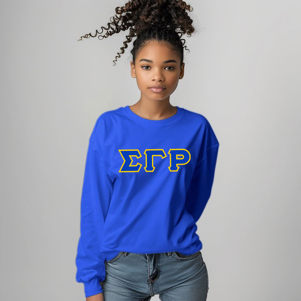 DISCOUNT Sigma Gamma Rho Lettered Long Sleeve Tee