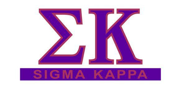  Sigma Kappa Custom Sticker - Personalized 
