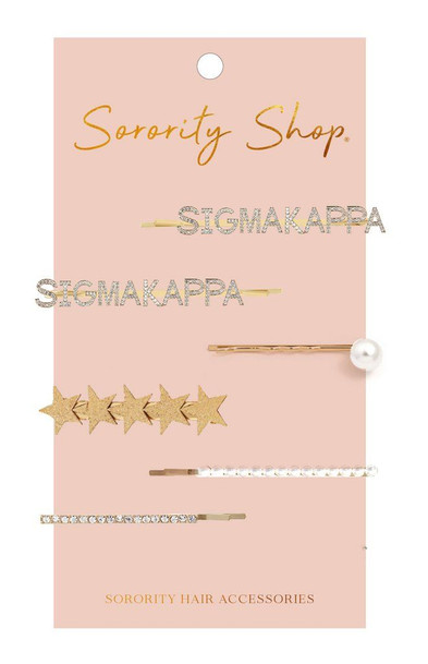 Sigma Kappa Hair Clips