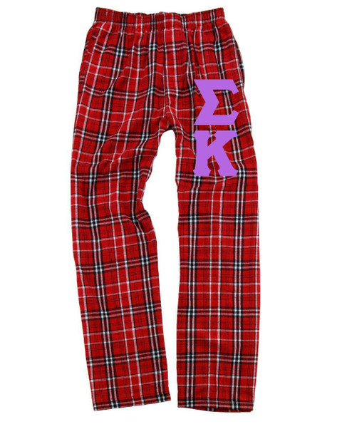  Sigma Kappa Pajamas -  Flannel Plaid Pant 