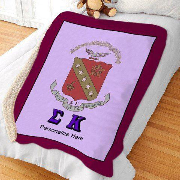  Sigma Kappa Sherpa Lap Blanket 