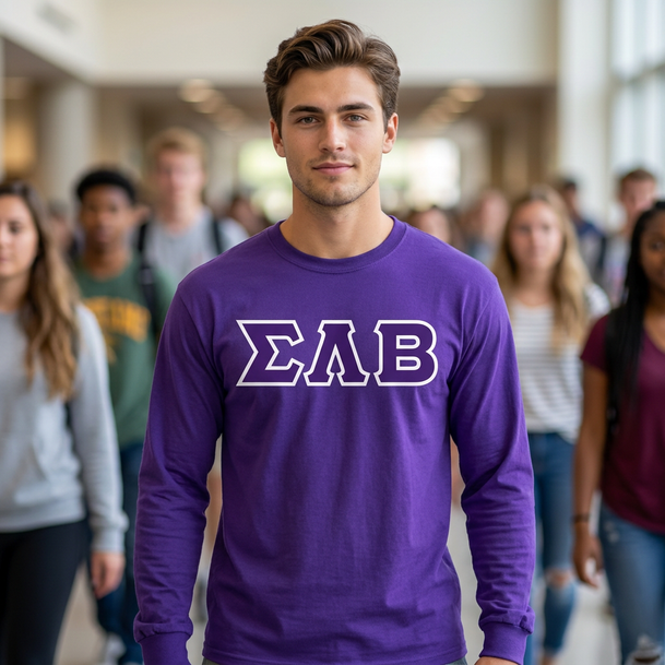 Sigma Lambda Beta Lettered Long Sleeve Shirt