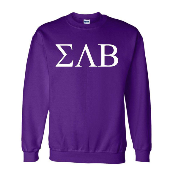  Sigma Lambda Beta Lettered World Famous Greek Crewneck 