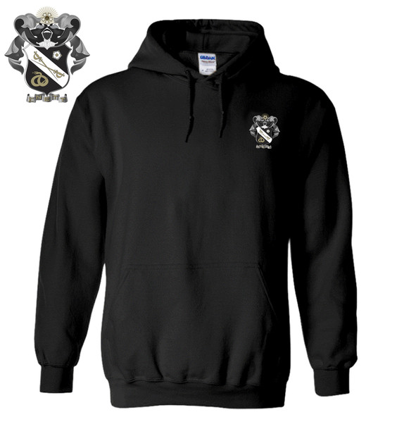 DISCOUNT-Sigma Nu Crest - Shield Emblem Hooded Sweatshirt