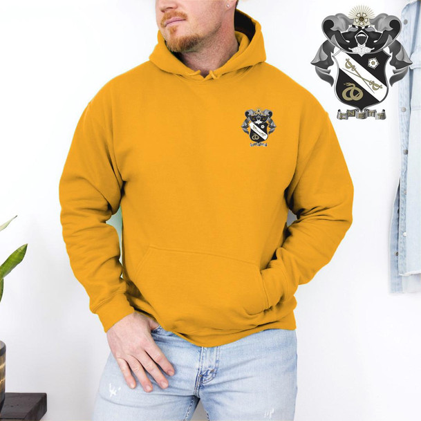  DISCOUNT-Sigma Nu Crest - Shield Emblem Hooded Sweatshirt 