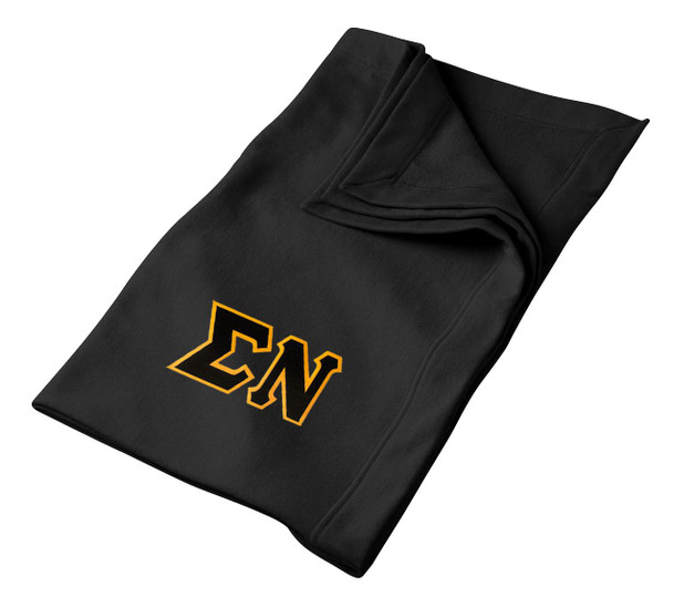 DISCOUNT-Sigma Nu Twill Sweatshirt Blanket