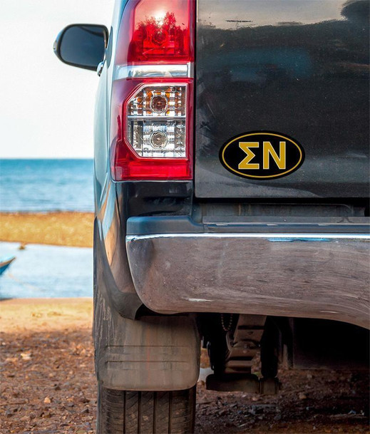 Sorority Shop Sigma Nu Oval Fraternity Car Magnet Set of 2 