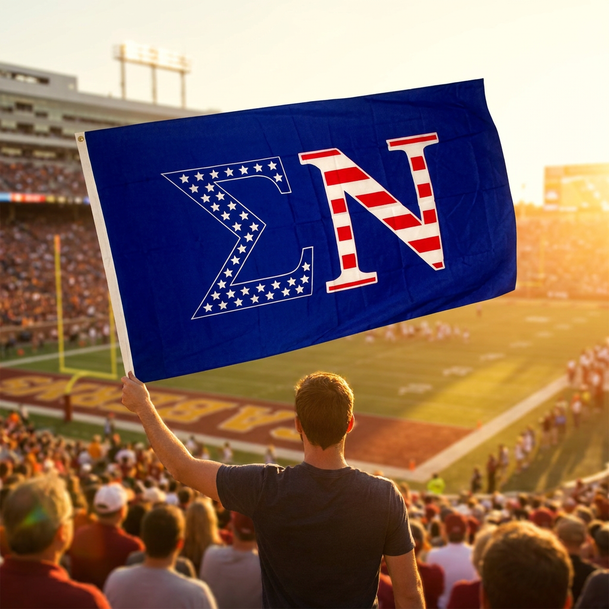 Sigma Nu USA Greek Letter Flag
