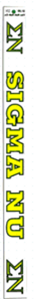  Sigma Nu Long Window Decal 