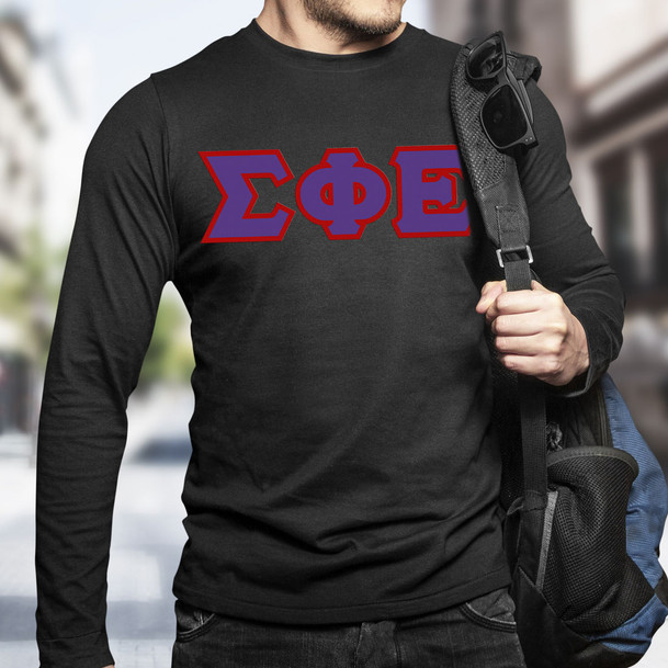 Sigma Phi Epsilon Lettered Long Sleeve Shirt