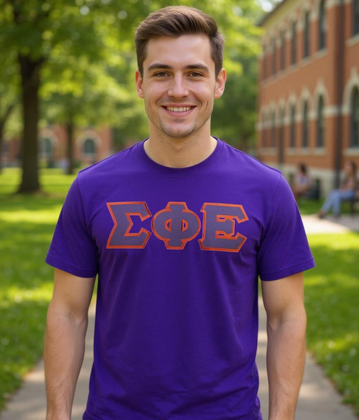 DISCOUNT Sigma Phi Epsilon Lettered T-shirt - Best Value
