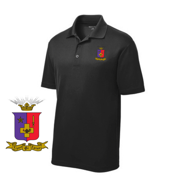 DISCOUNT-Sigma Phi Epsilon Emblem Polo