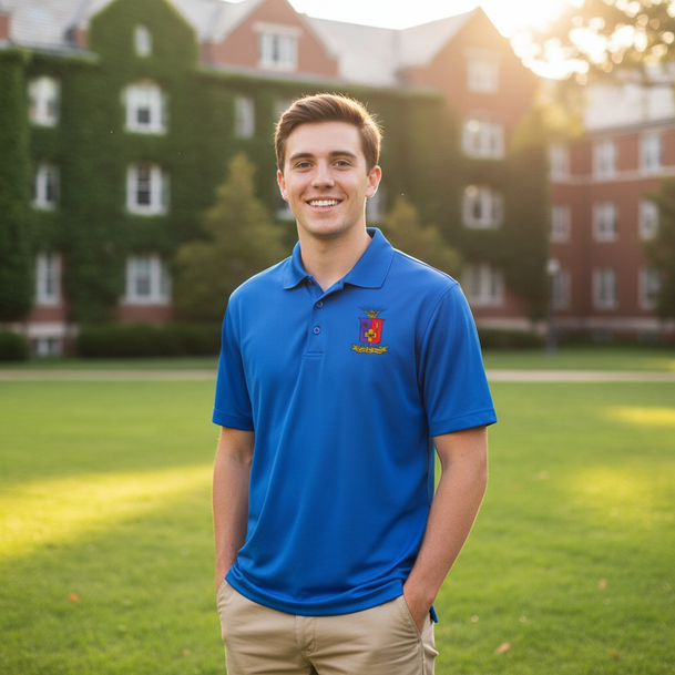 DISCOUNT-Sigma Phi Epsilon Emblem Polo
