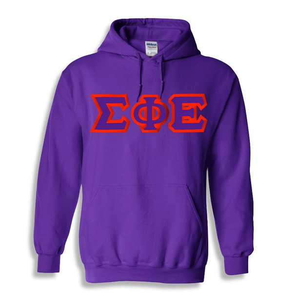Sigma Phi Epsilon Custom Twill Hooded Sweatshirt
