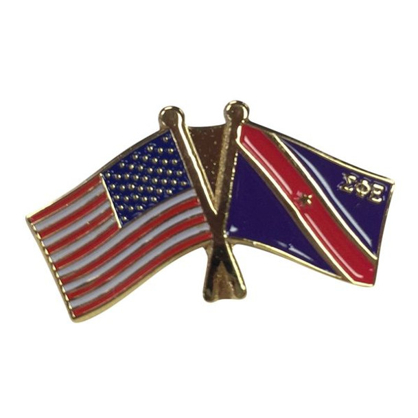 Sigma Phi Epsilon USA Flag Lapel Pin