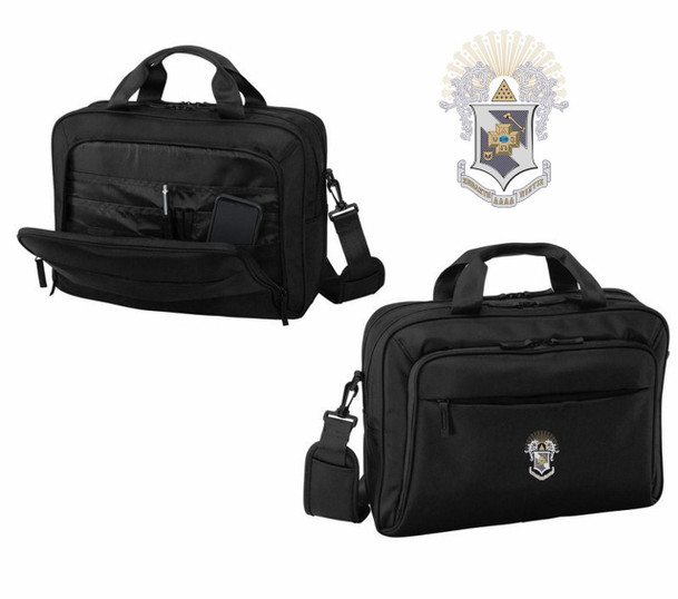 DISCOUNT-Sigma Pi Crest - Shield Briefcase Attache 