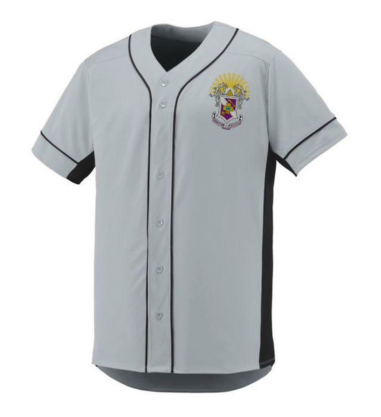  Sigma Pi Game 7 Full-Button Baseball Jersey 