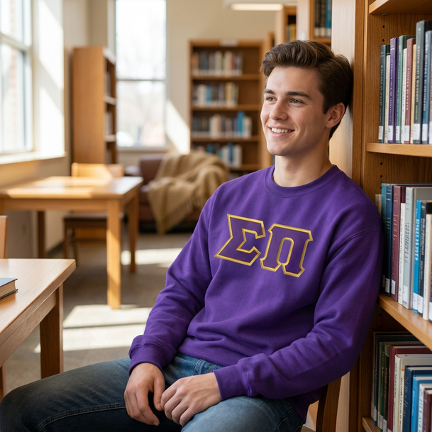 DISCOUNT Sigma Pi Lettered Crewneck - Best Value