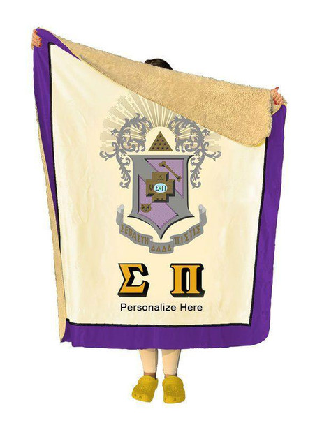  Sigma Pi Sherpa Lap Blanket 