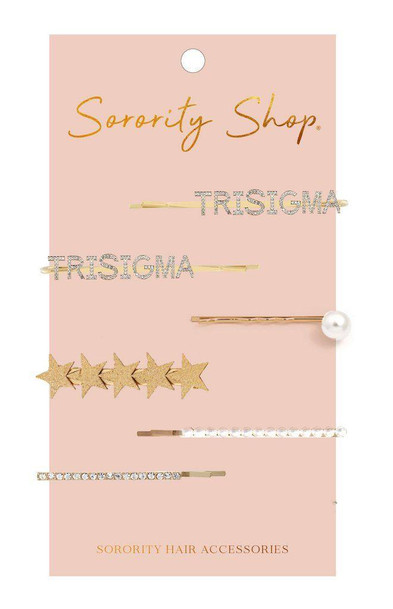 Sorority Shop Sigma Sigma Sigma Hair Clips 