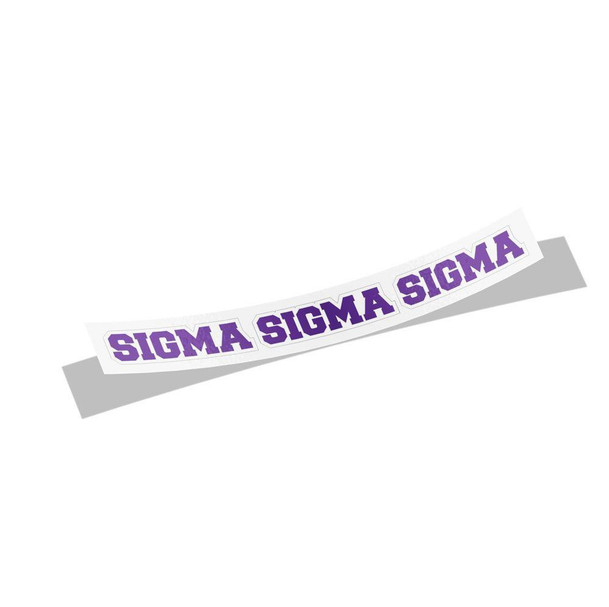  Sigma Sigma Sigma Long Window Sticker 