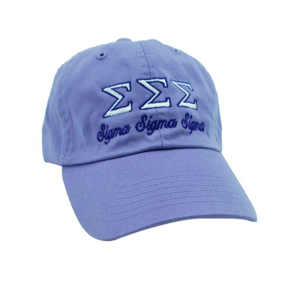  Sigma Sigma Sigma Script Cap 