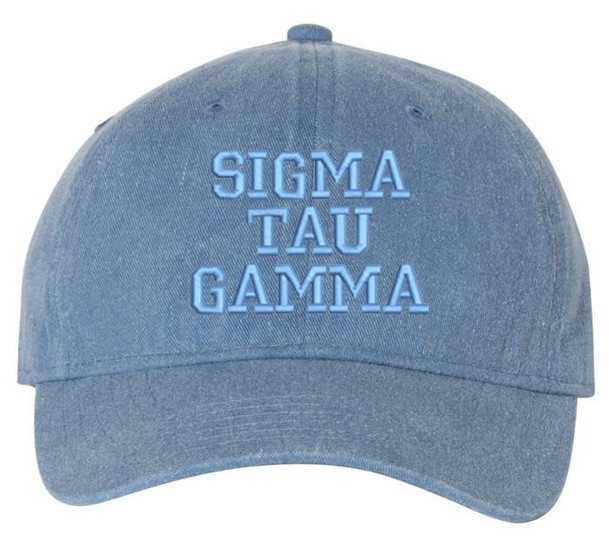  Sigma Tau Gamma Pigment Dyed Baseball Cap 