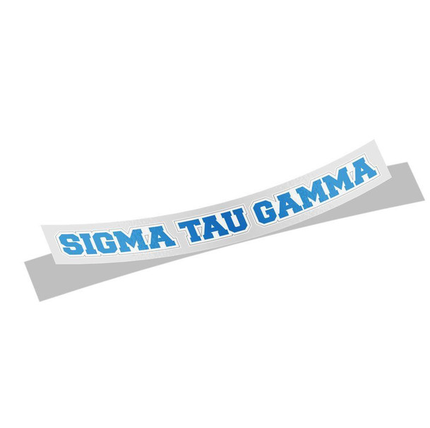  Sigma Tau Gamma Long Window Sticker 