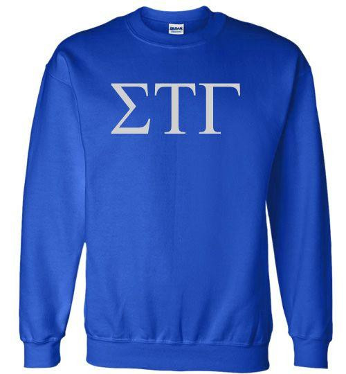  Sigma Tau Gamma Lettered World Famous Greek Crewneck 
