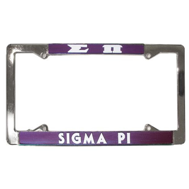 Sigma Pi License Plate Frame-2