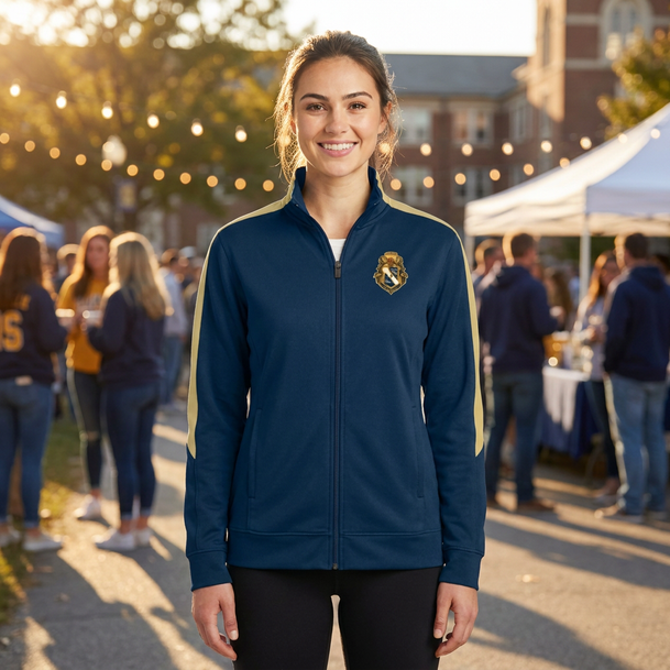 Greek Crest Track Jacket