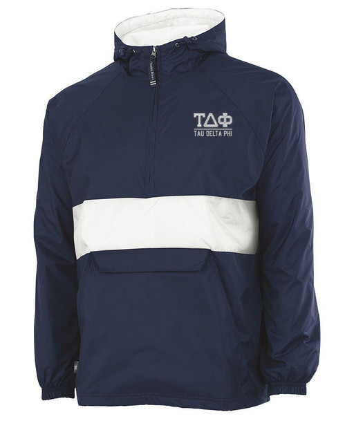  Tau Delta Phi Greek Letter Windbreaker Pullovers 