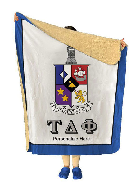 Tau Delta Phi Sherpa Lap Blanket