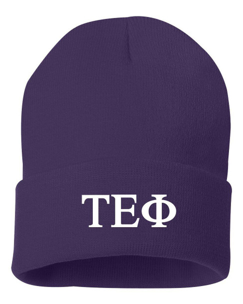  Tau Epsilon Phi Greek Letter Knit Cap 