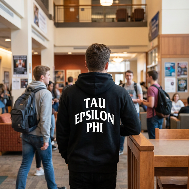 Tau Epsilon Phi Social Hooded Sweatshirt