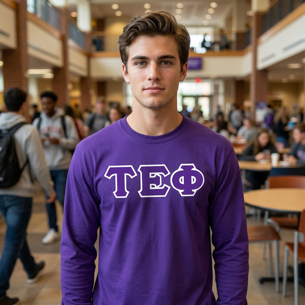 DISCOUNT Tau Epsilon Phi Lettered Long sleeve
