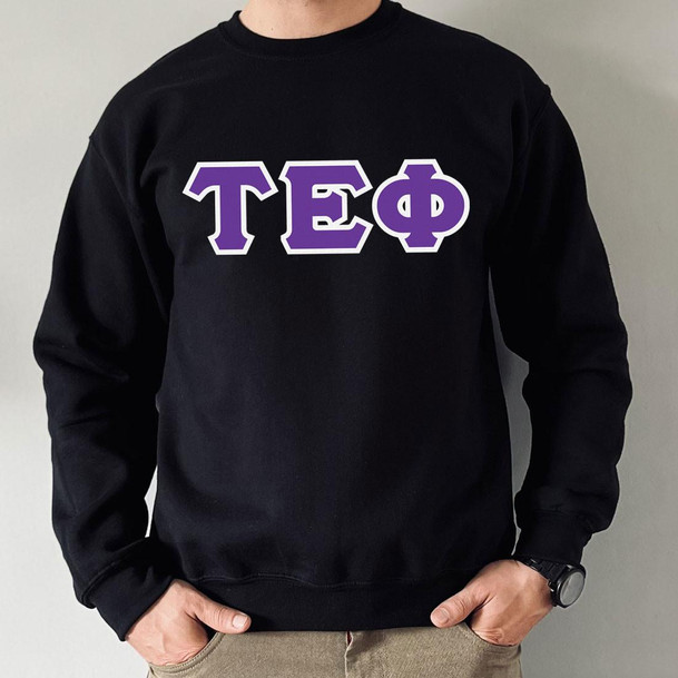  Tau Epsilon Phi Custom Twill Crewneck Sweatshirt 